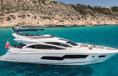 Sunseeker 80 Sport Power Mega Yacht Rental in Monaco