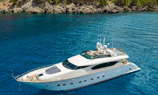 Mega Yacht 💎 Sublime Mar Maiora 28m Rental in Ibiza, Illes Balears