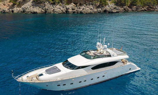 Mega Yacht 💎 Sublime Mar Maiora 28m Rental in Ibiza, Illes Balears