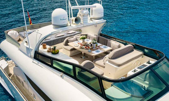 Mega Yacht 💎 Sublime Mar Maiora 28m Rental in Ibiza, Illes Balears