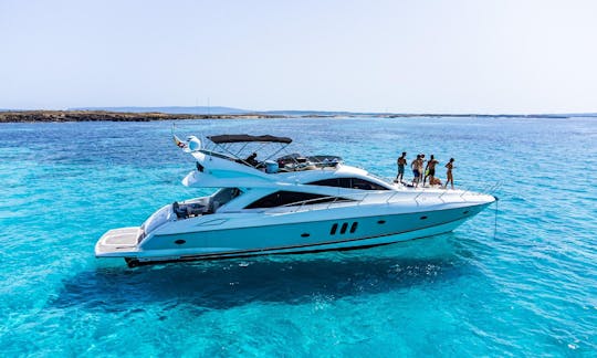 Sunseeker Manhattan 66 Power Mega Yacht Rental in Eivissa, Illes Balears