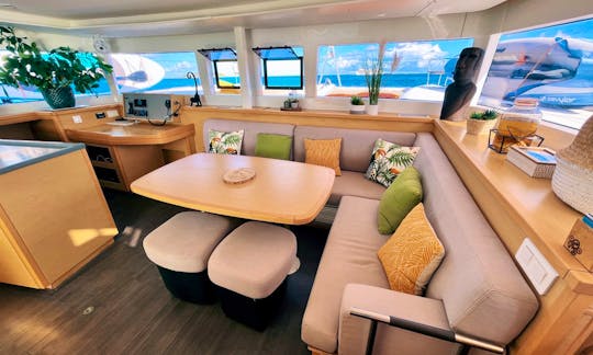 Lagoon 450 S Power Catamaran Luxury Day Charters with 4-Course Gourmet Lunch 