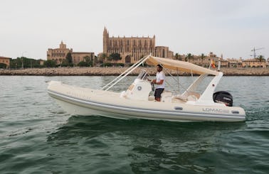 New 2022 Lomac 660 In RIB Rental in Palma! Boat license or Skipper required