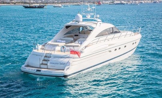 Princess v65 Princes Juliet Power Mega Yacht Rental in Eivissa, Illes Balears