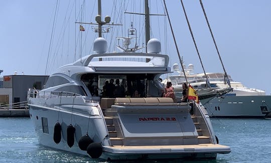 Princess v78 Papera 2.0 Power Mega Yacht Rental in Eivissa, Illes Balears