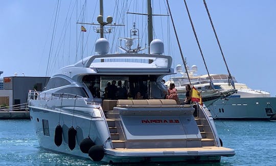 Princess v78 Papera 2.0 Power Mega Yacht Rental in Eivissa, Illes Balears