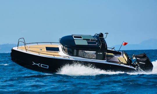 Paros - Mykonos Transfer With Xo 270 Front Cabin Explorer Yacht!