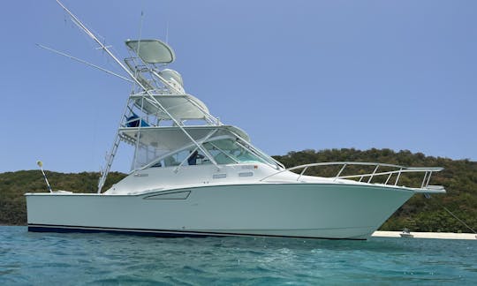 35' Cabo Express Power Yacht in Fajardo (perfect for large groups & families!)