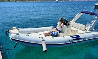 LED 590 RIB with 150 Hp Motor for rent in Cannigione, Sardegna