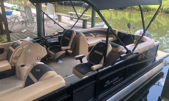 2022 Barletta 24QC Luxury Tritoon for Charter in Gulf Shores or Orange Beach