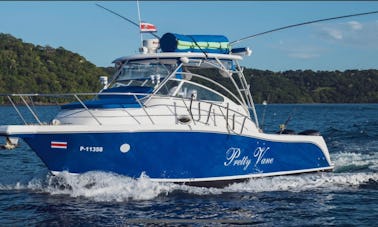 Location de pêche sur un bateau de pêche personnalisé à Nacascolo, province de Guanacaste