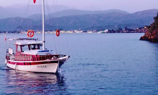 Daily Boat Tour with Wooden Boat in Muğla, Turkey