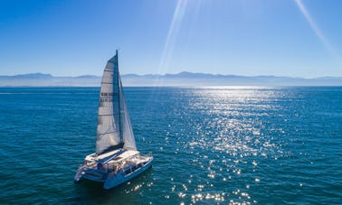 ⚓️  Suri 36' Cruising Catamaran Charter in Cruz de Huanacaxtle (Includes food)