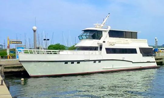 **VIP** 20 to 100 passenger VIP Superyacht for your parties!