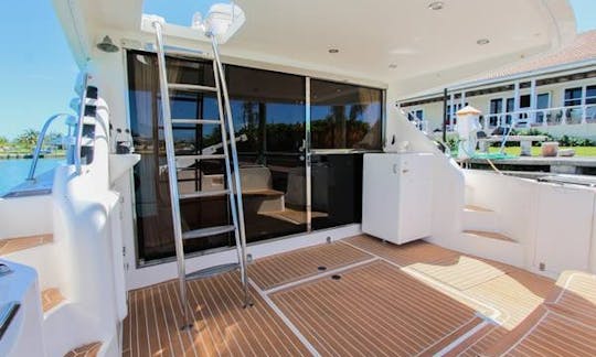 65' FLYBRIDGE Yacht up to 12 guests Day/Night (Jetski optional)