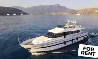 82ft Deluxe Power Mega Yacht Charter in Rodos, Greece