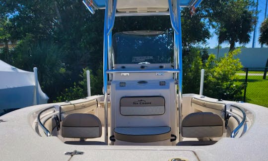 Sunset River Cruises in Jensen Beach, Florida with Sea Chaser Center Console