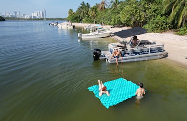 🏝🏝🏝Discover local Islands in Miami, Florida with 2022 Sun Tracker Pontoon 🍾🍾🍾