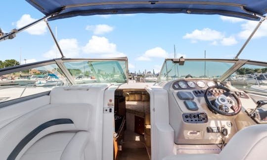 Calling all Aquaholics! Luxury Cruising on Lake Michigan w/ 32' Chaparral Yacht