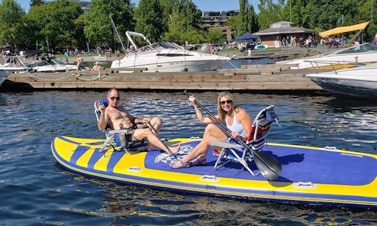 Location d'une gigantesque planche à pagaie surdimensionnée de 17 pieds à Kirkland, dans l'État de Washington ! ! !