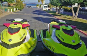 Reserve the Twin GTI SeaDoo JETSKIS w/ Bluetooth in Lake Perris, California