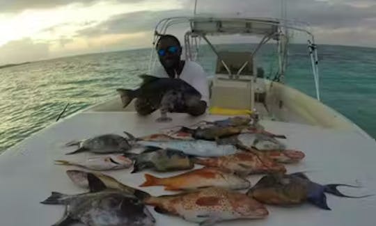 Half-Day Reef Fishing Charter on “Shady Grady” Turks & Caicos Islands