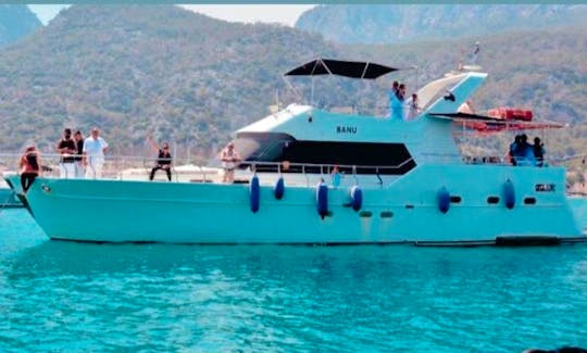 66ft Power Mega Yacht Rental in Muğla, Turkey