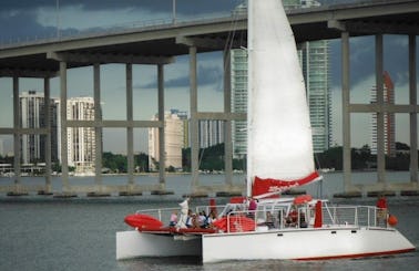 Catamaran Party Boat (42-Person Max) Includes: 1-Captain, 1-Mate and 1-Bartender