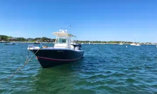 Half Day Rental | 26' Regulator Center Console with Twin 225 Hp Outboard Engine in Barnstable