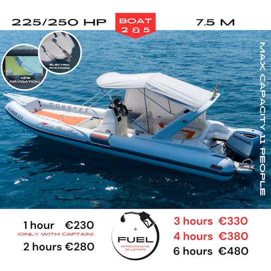 Rent IO2 Inflatable Boat (11 people) Poli Chrysochous