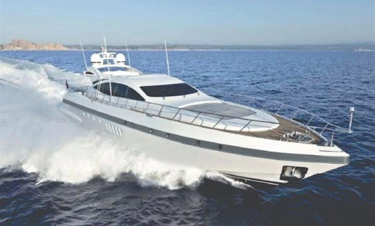 92ft La Mangusta  Mega Yacht Charter for rental with Concierge in Ibiza