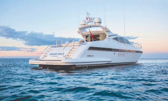 92ft La Mangusta  Mega Yacht Charter for rental with Concierge in Ibiza