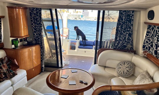 Luxury Cranchi Atlantique 52ft Italian Yacht Charter in Marina del Rey!