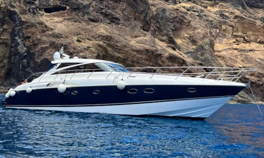 Princess V58 Luxury Yacht Charter in Madeira Island, Portugal