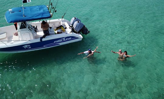 Aluguel de barcos da 27' Proline na Cidade do Panamá, Panamá