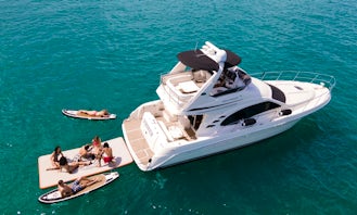 50' Multi-level Luxury Yacht with Party up to 12