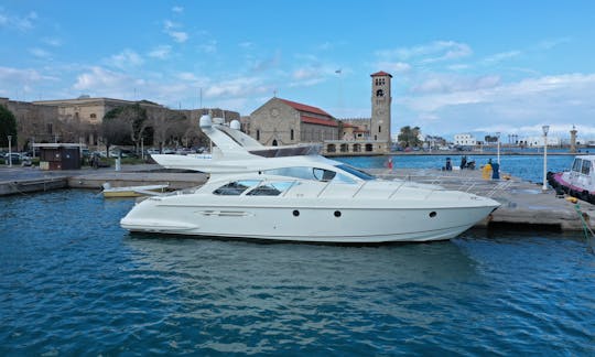 2006 Azimut 53' Yacht Charter in Rodos Mandraki Harbour