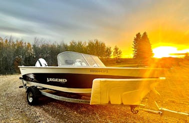 Legend 20 XTR Big Water Boat with a Premium Fishing Setup in Paradise Valley Alberta