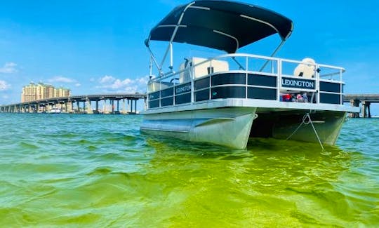 Get out on the water with this Brand New 7 Person Pontoon Rental on the Destin Harbor. 

Comes with your very own captain for the day. This 2022 ponto