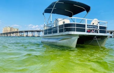 2022 Lexington Pontoon Boat rental in Fort Walton Beach/ Destin FL.
