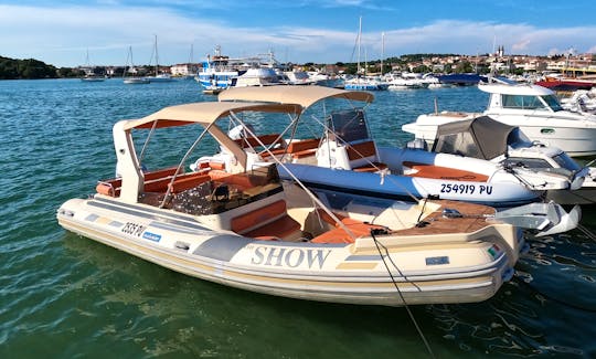 Rent this 22 ft Solemar RIB a Capacity of Up to 10 People in Medulin, Croatia