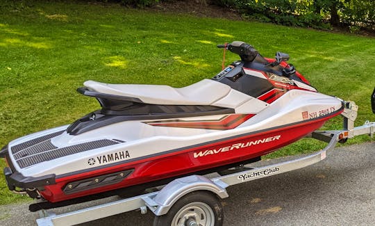 2 PWCs on trailer in Haverhill, MA: Sea-Doo Spark Trixx 2up, Yamaha Waverunner EX Sport 3up (delivery available*)