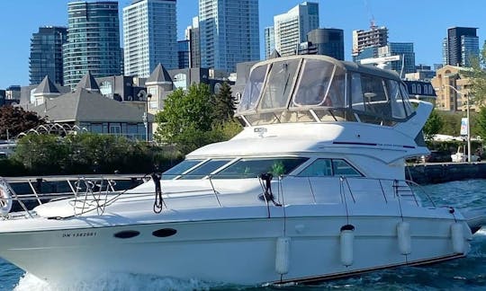 GRANDES ECONOMIAS EM OUTUBRO: iate a motor privado Sea Ray de 47 pés em Toronto, Ontário!