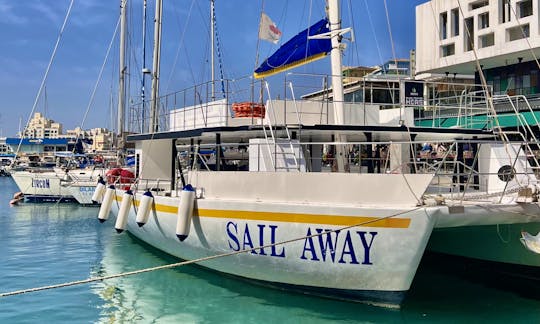 Sailing Catamaran Charter for 80 people available in Limassol