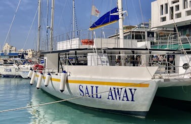 Sailing Catamaran Charter for 80 people available in Limassol