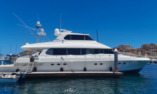 90ft Lazara Mega Yacht available in Cabo San Lucas