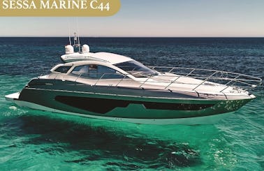 45ft Sessa Marine C44 Motor Yacht Rental in Eivissa, Illes Balears