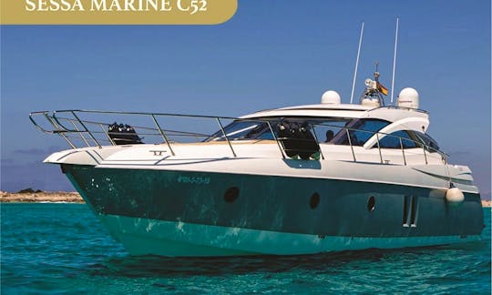 Alegria Sessa Marine C52 Motor Yacht Rental in Eivissa, Illes Balears