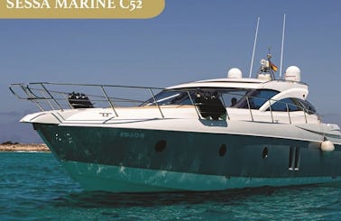 Alegria Sessa Marine C52 Motor Yacht Rental in Eivissa, Illes Balears
