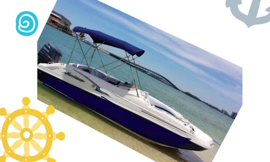 21’ Hurricane fun deck Boat Rental in Miami, Florida